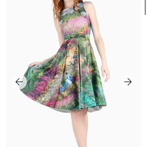 BlackMilk Montage Monet Princess Midi Dress